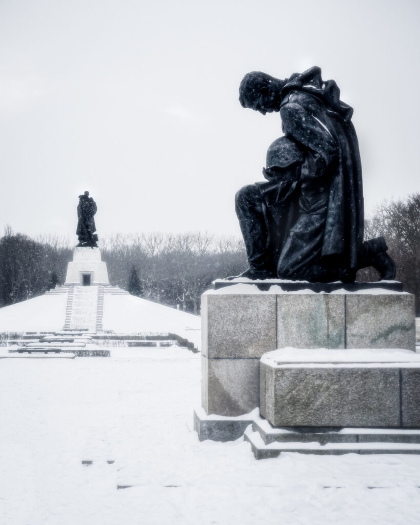 Winter statue